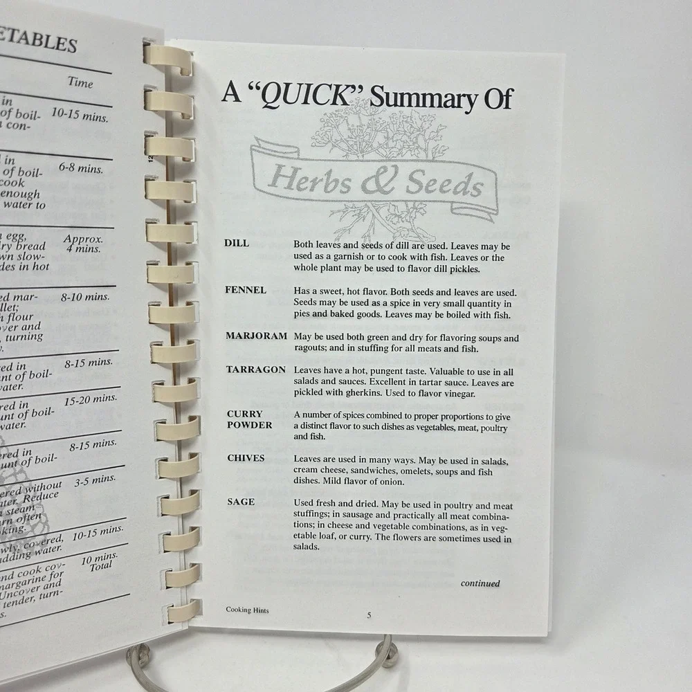 Kitchen Delights Hubbard Garden Club Cookbook 2005 Spiral Bound Community Recipe